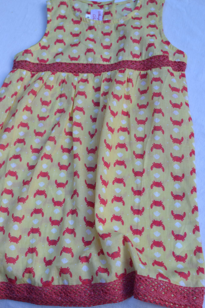 Yellow Crab Dress