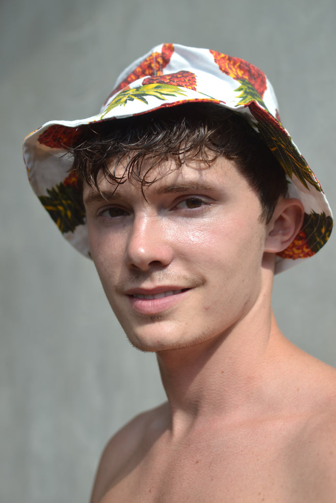 Pineapple summer hat.