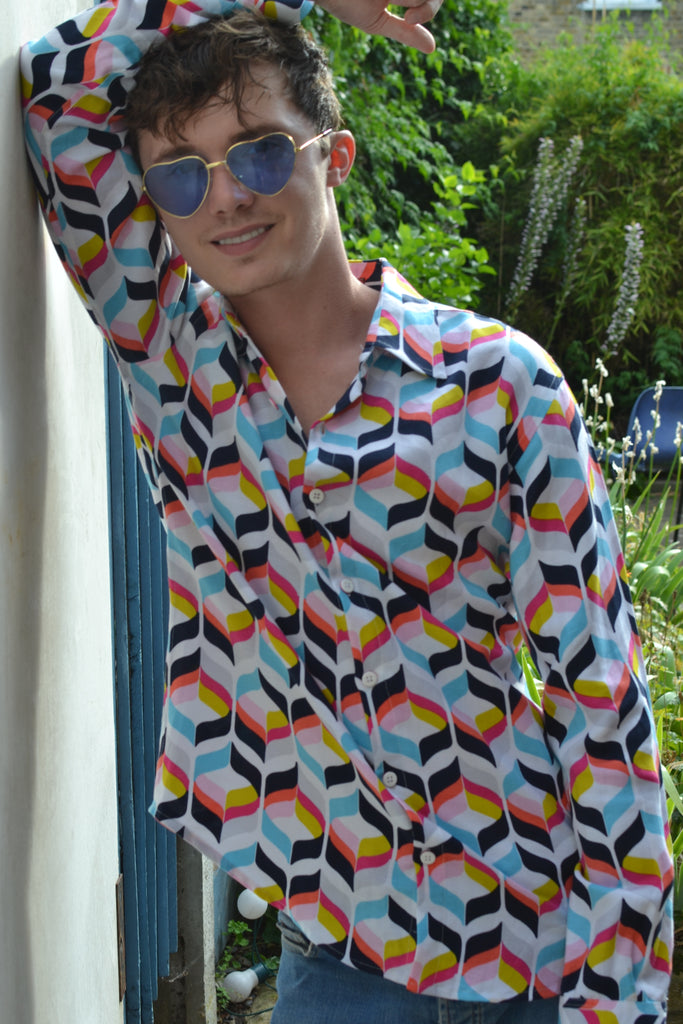 Japanese Linen Retro shirt.