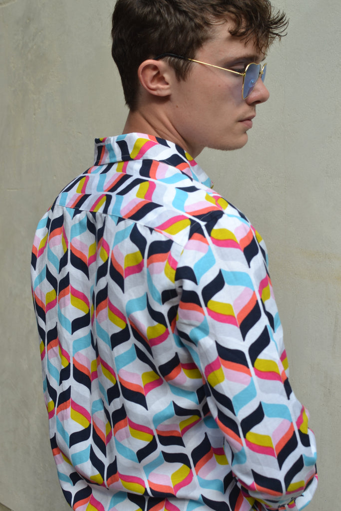 Japanese Linen Retro shirt.