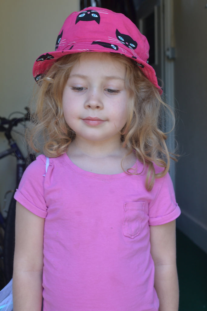 Pink Pussycat Kids Sun Hat
