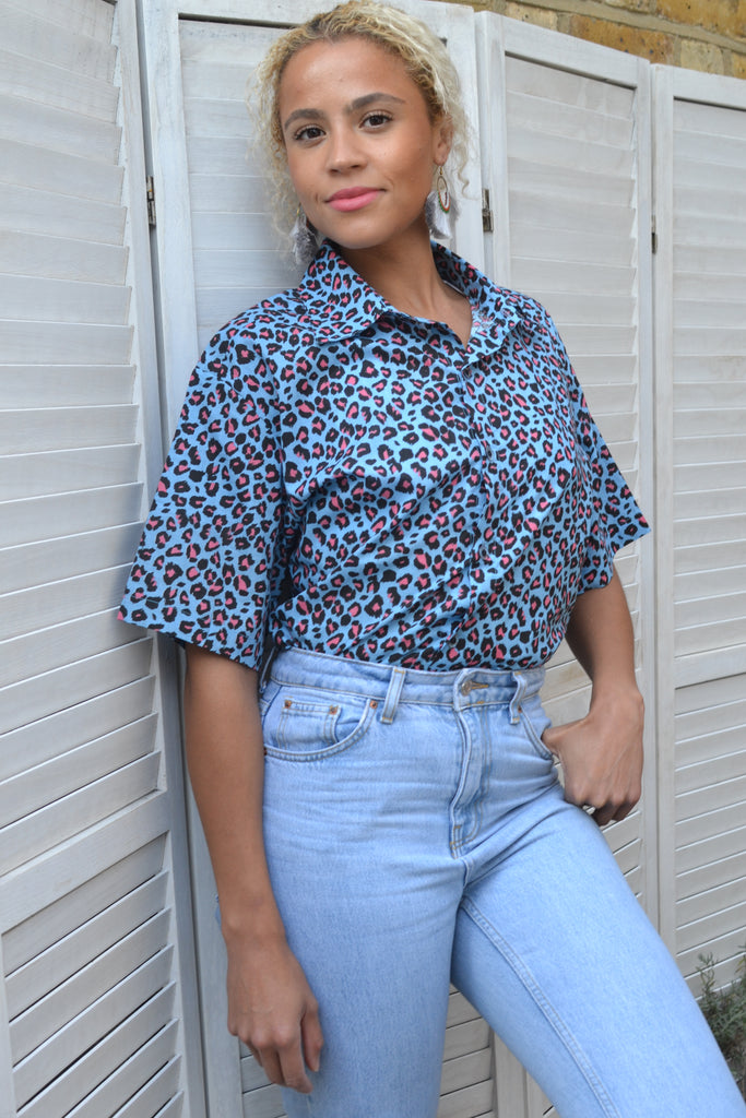 Leopard Blue