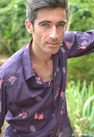 Purple Bunnies Long Sleeve Shirt