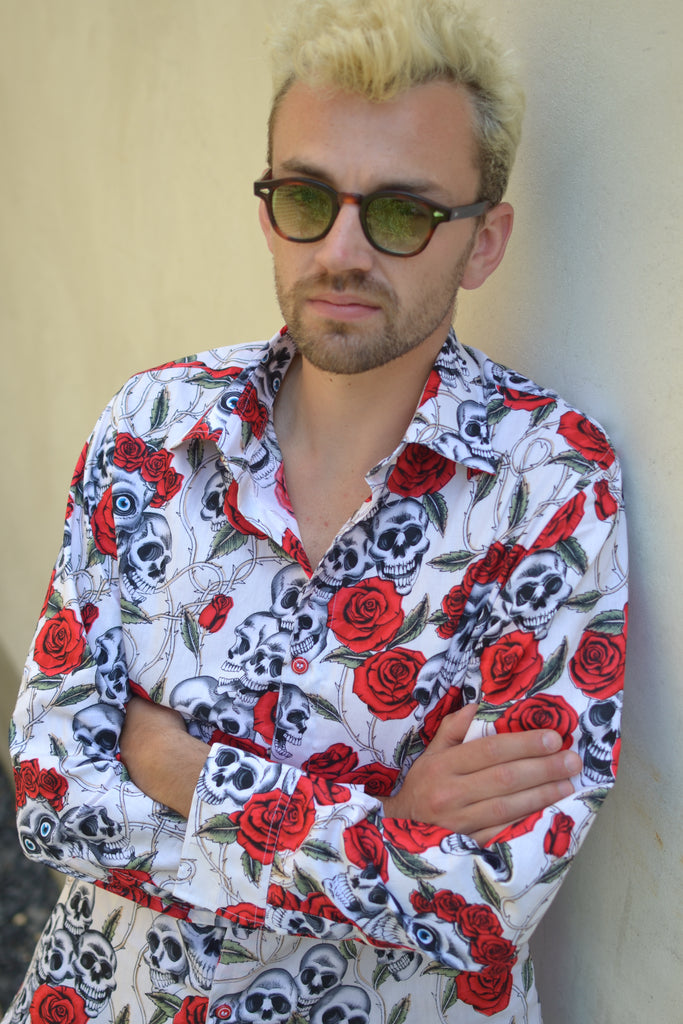 Cream day of the dead shirt