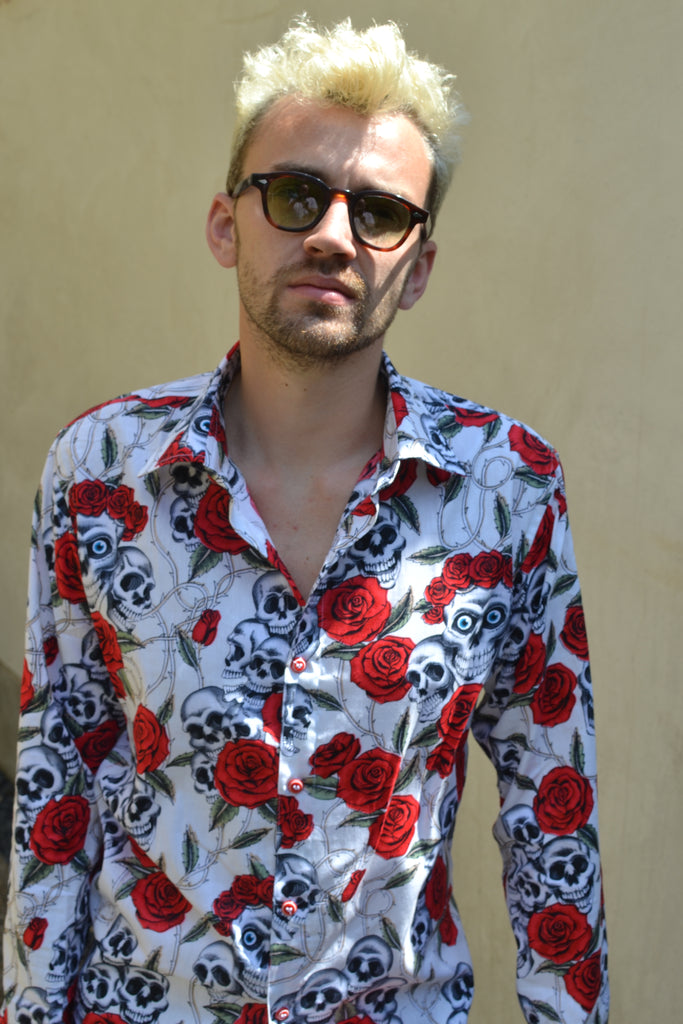 Cream day of the dead shirt