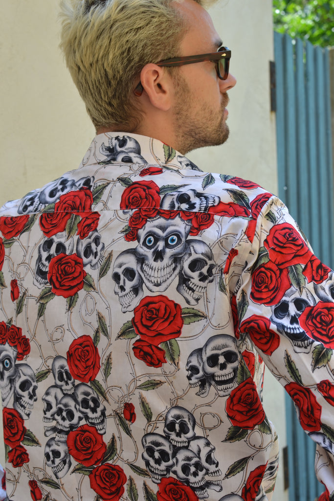 Cream day of the dead shirt