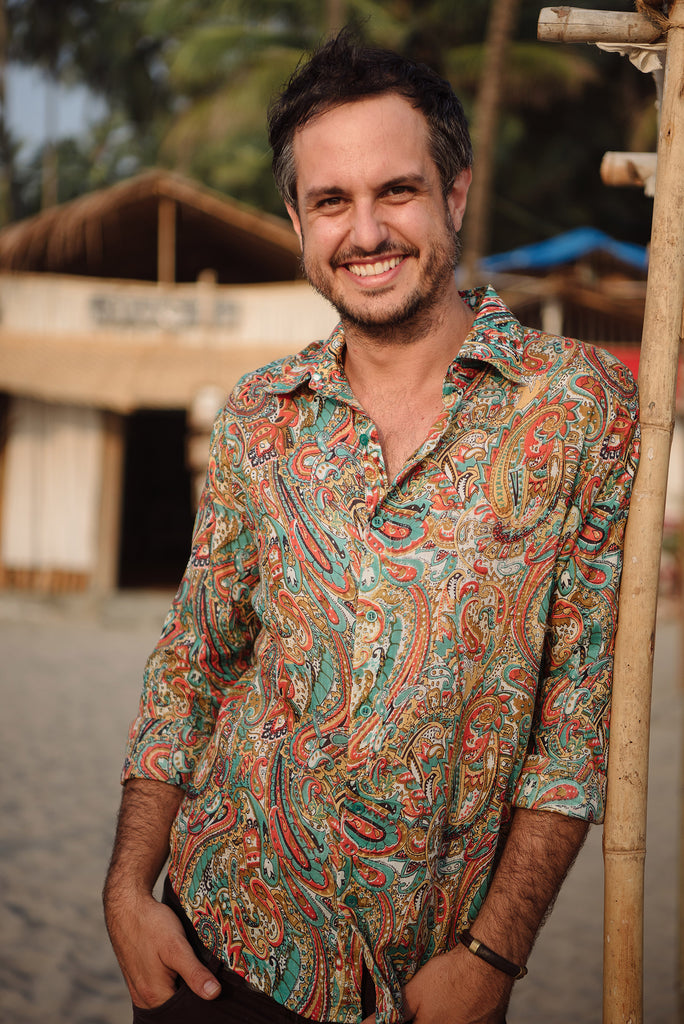 Summer Cotton Voile Long Sleeve Shirt