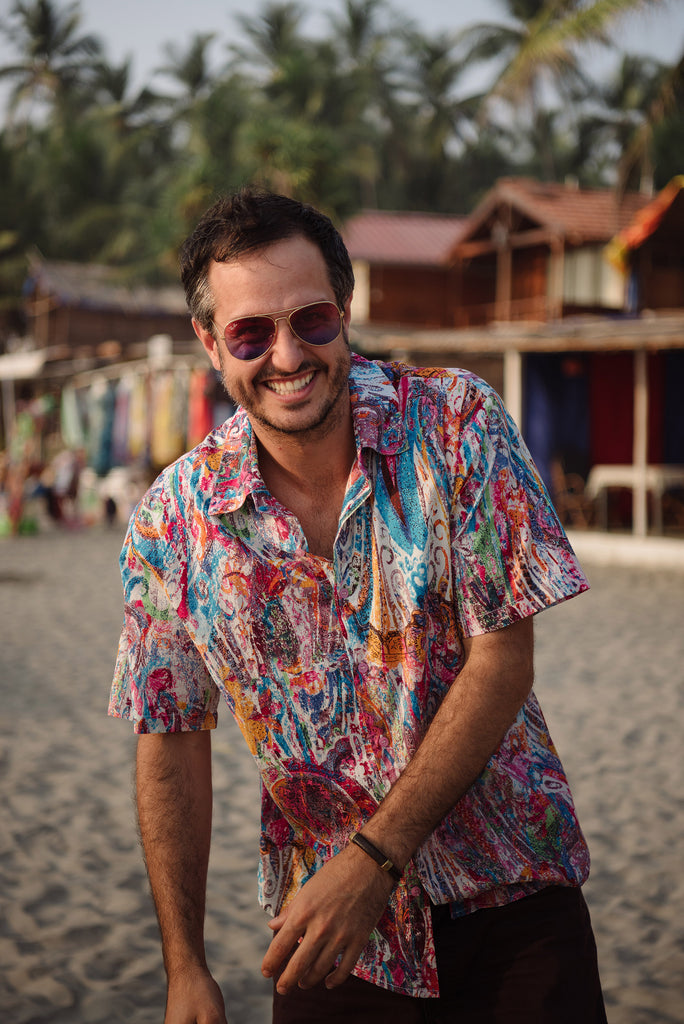 Festival party Shirt short sleeves