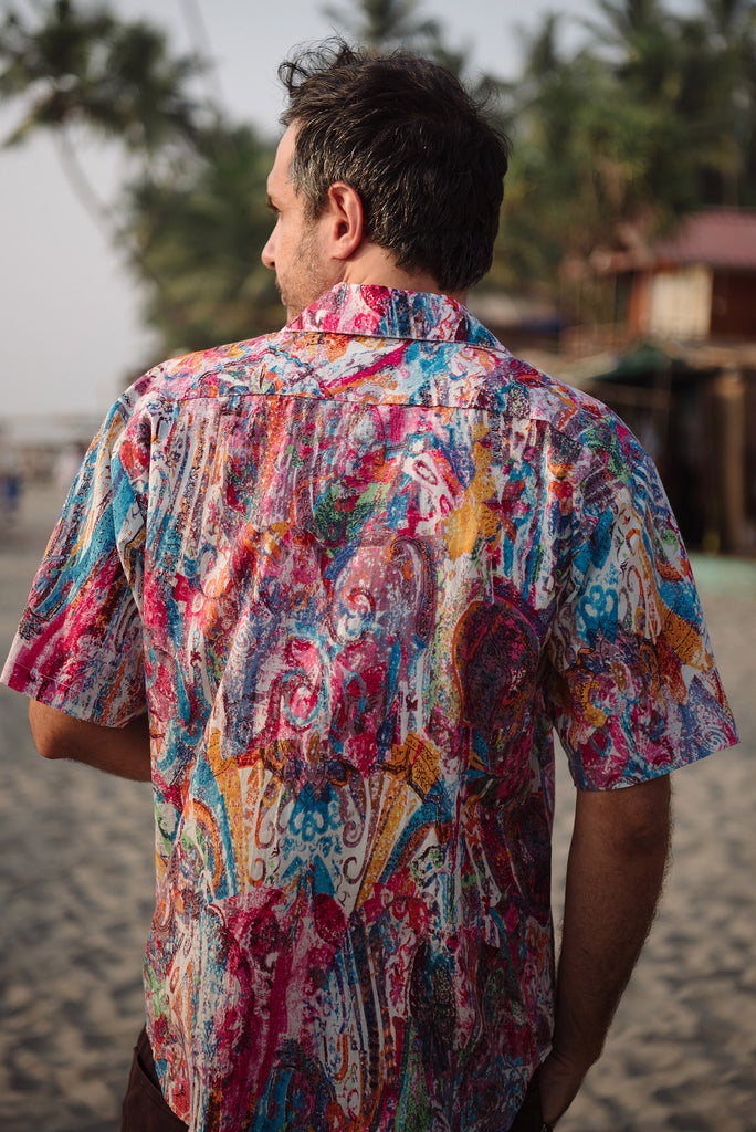 Festival party Shirt short sleeves