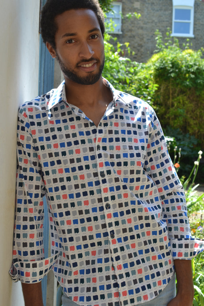 Paint chart long sleeve shirt;