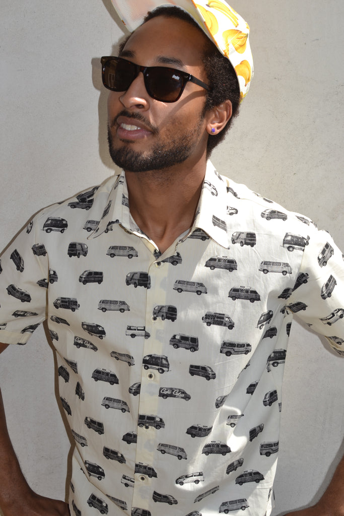 Cream Cuba short sleeve shirt