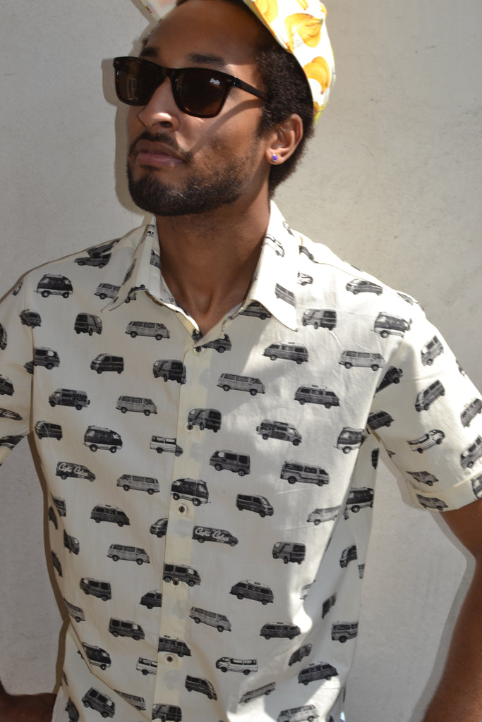 Cream Cuba short sleeve shirt