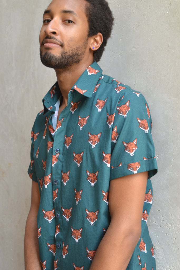 Green & Foxy short sleeve shirt