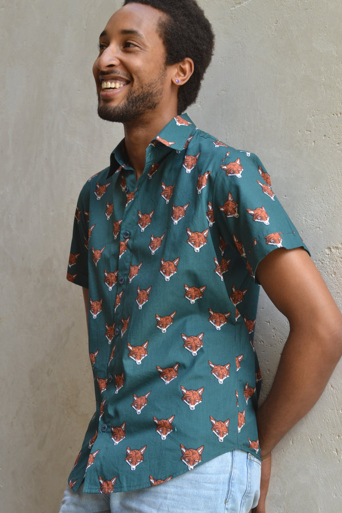 Green & Foxy short sleeve shirt