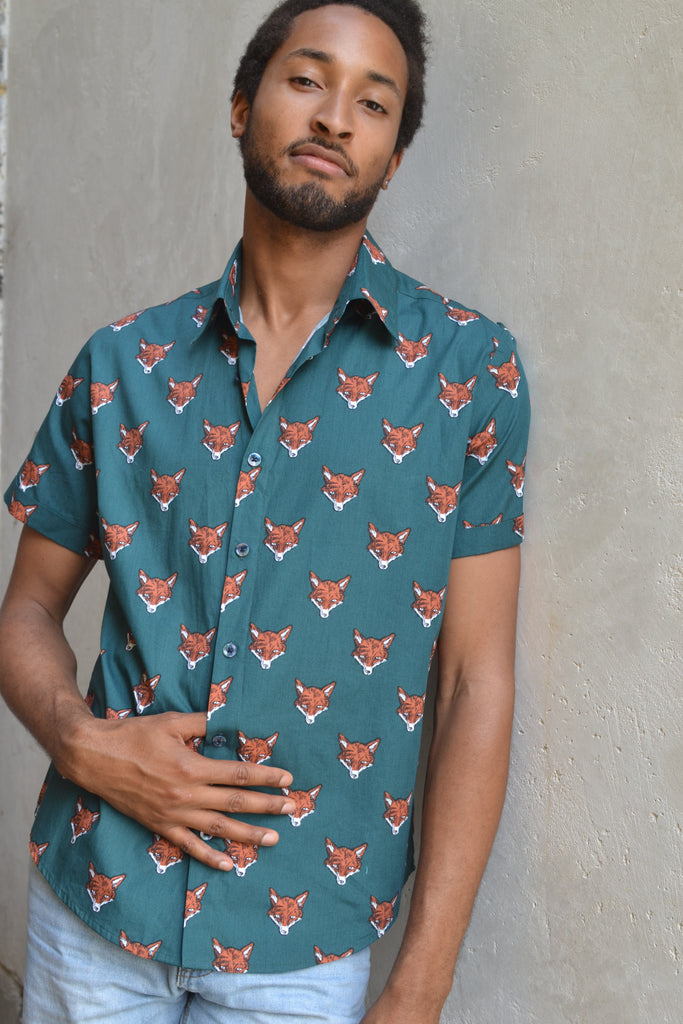 Green & Foxy short sleeve shirt