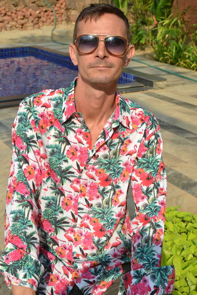 Full sleeve Hawaiian party shirt!