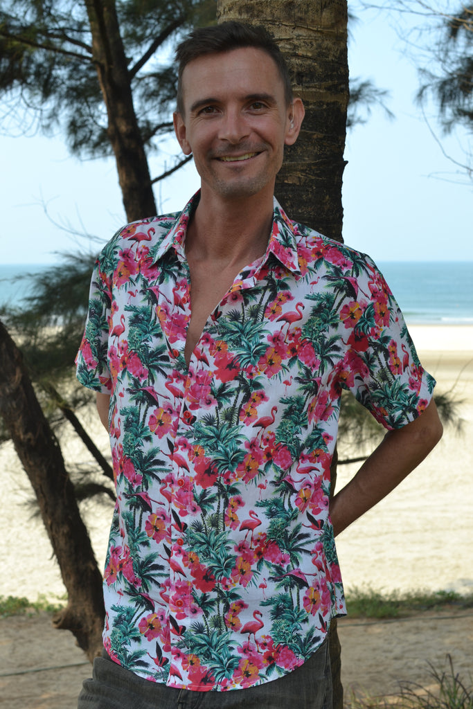 Hawaiian men's shirt.
