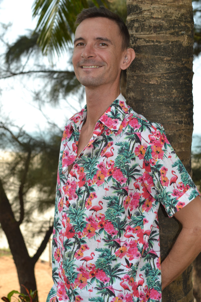 Hawaiian men's shirt.