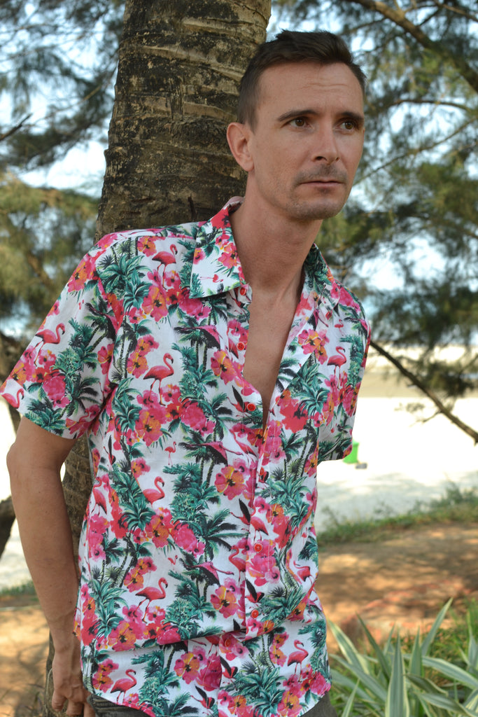 Hawaiian men's shirt.