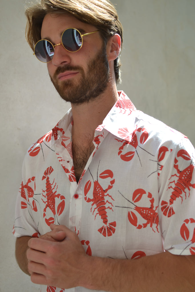 Rock lobster Short Sleeve Shirt.