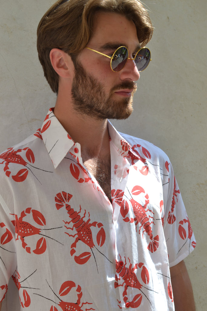 Rock lobster Short Sleeve Shirt.