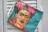 Classic Frida Kahlo Portrait Canvas Bag