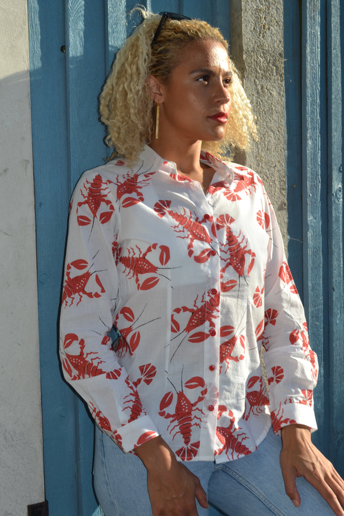Fitted Lobster Shirt