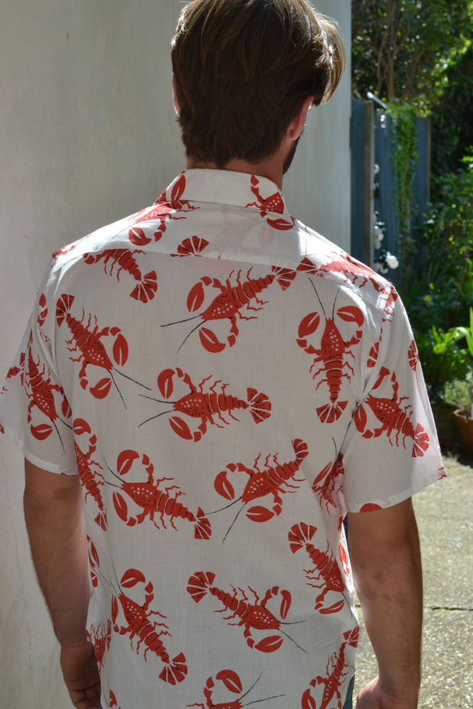 Rock lobster Short Sleeve Shirt.